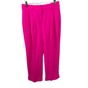 J. Crew NEW Essential Wide Leg Pant in City Crepe Pink Size 6P